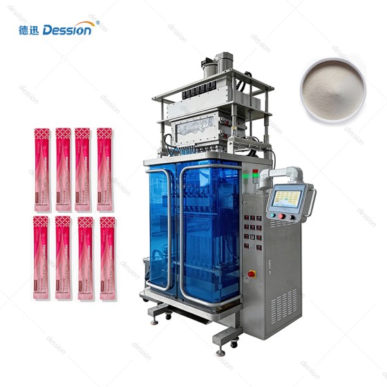 Automatic 8-Lane Back-Seal Powder Packaging Machine for Protein Powder